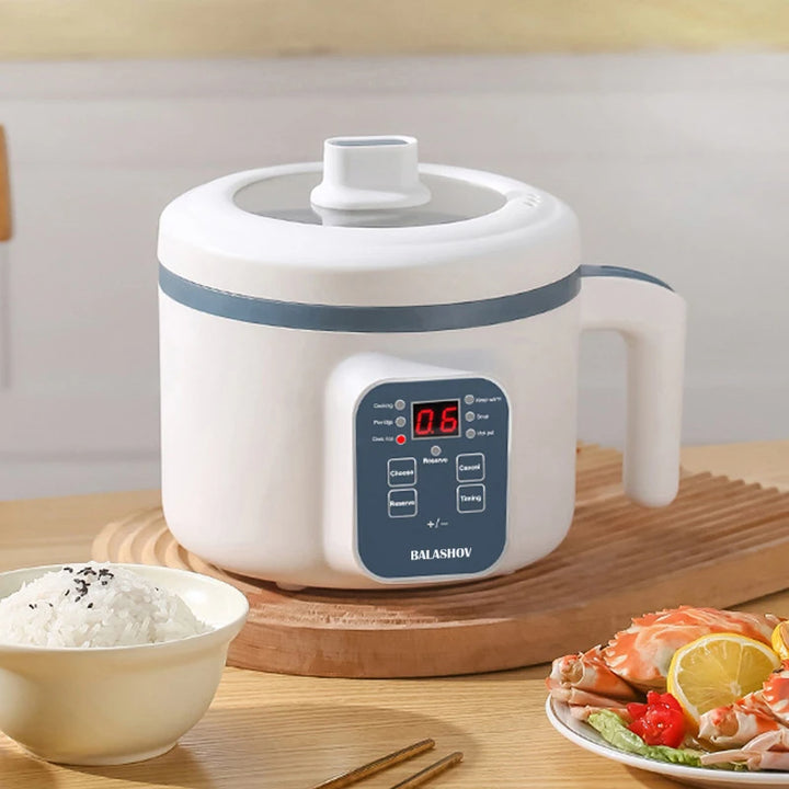 1.7L Electric Rice Cooker Single Double Layer 220V Multi Cooker Non-Stick Smart Mechanical MultiCooker Steamed Rice Pot For Home - Vogue Vista UK