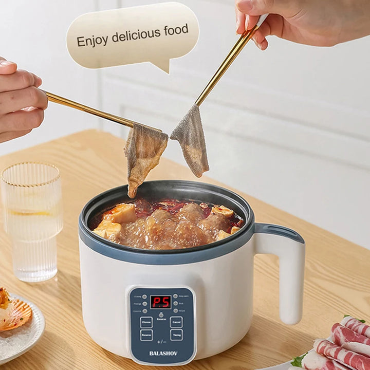 1.7L Electric Rice Cooker Single Double Layer 220V Multi Cooker Non-Stick Smart Mechanical MultiCooker Steamed Rice Pot For Home - Vogue Vista UK