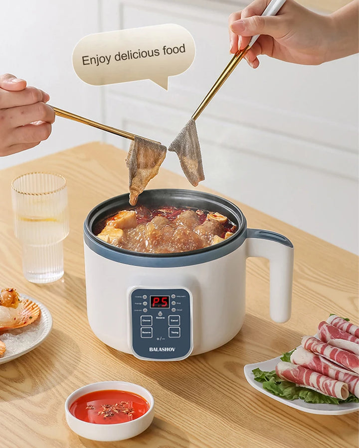 1.7L Electric Rice Cooker Single Double Layer 220V Multi Cooker Non-Stick Smart Mechanical MultiCooker Steamed Rice Pot For Home - Vogue Vista UK