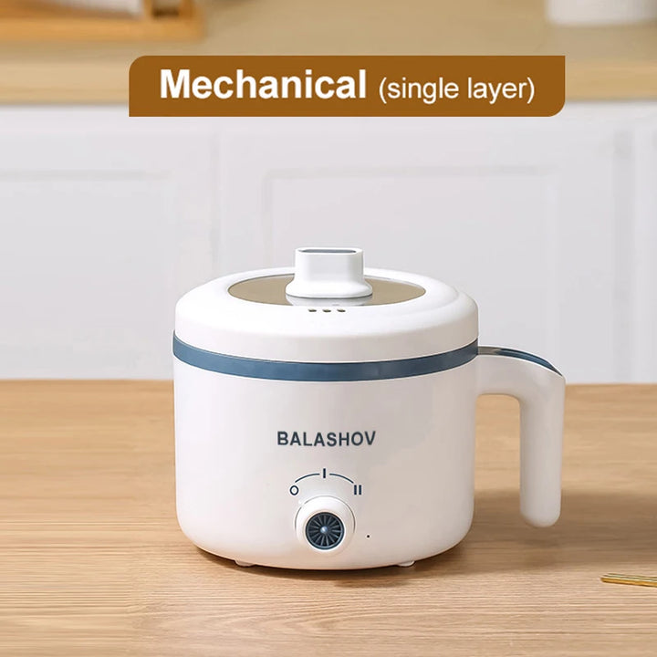 1.7L Electric Rice Cooker Single Double Layer 220V Multi Cooker Non-Stick Smart Mechanical MultiCooker Steamed Rice Pot For Home - Vogue Vista UK