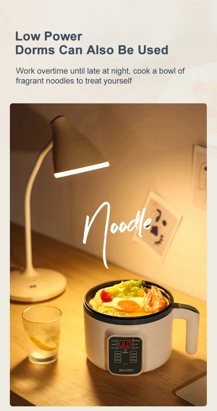 1.7L Electric Rice Cooker Single Double Layer 220V Multi Cooker Non-Stick Smart Mechanical MultiCooker Steamed Rice Pot For Home - Vogue Vista UK