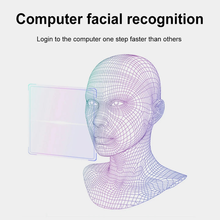 Identification Login Web Camera 2MP 1080P Computer Webcam for Windows 10/11 Hello USB Computer Web Camera for Desktop Laptop PC - Vogue Vista UK
