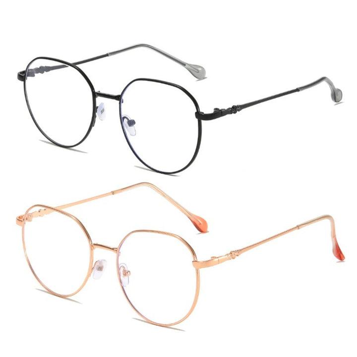 2PCS Fashion Blue Frame Anti Radiation Radiation Computer Glasses Glasses - Vogue Vista UK