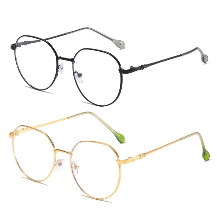 2PCS Fashion Blue Frame Anti Radiation Radiation Computer Glasses Glasses - Vogue Vista UK
