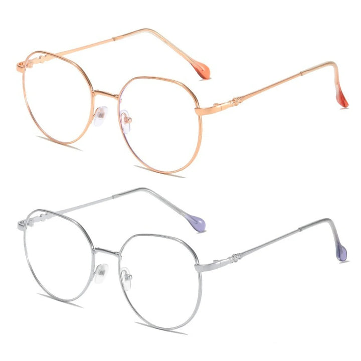 2PCS Fashion Blue Frame Anti Radiation Radiation Computer Glasses Glasses - Vogue Vista UK