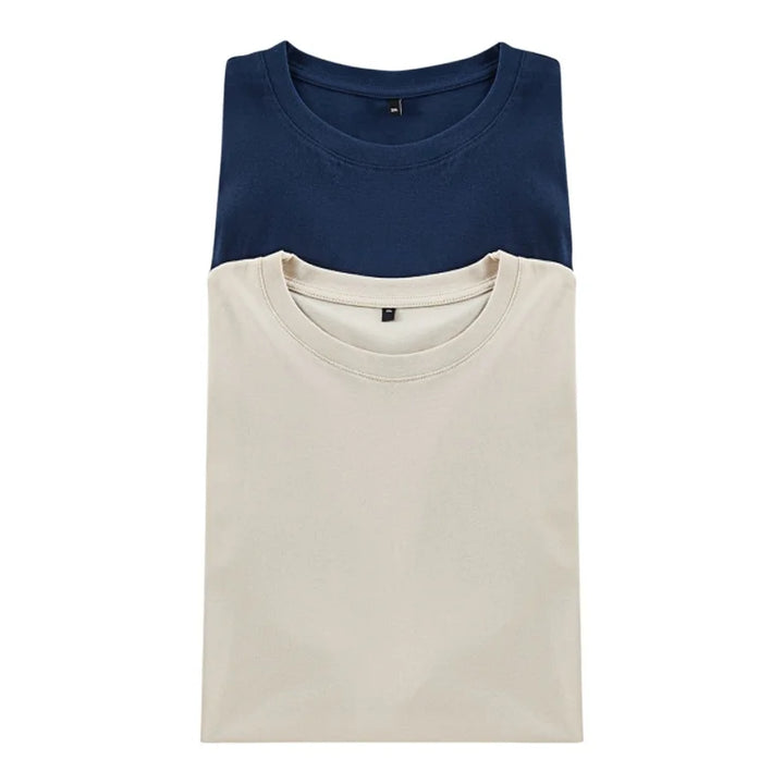 Trendyol TYZA Men's T-Shirts Casual Basic Plain Knit 30/1 Combed Cotton Single Jersey Slim Fit Standard Sleeve Crew Neck Tops & - Vogue Vista UK