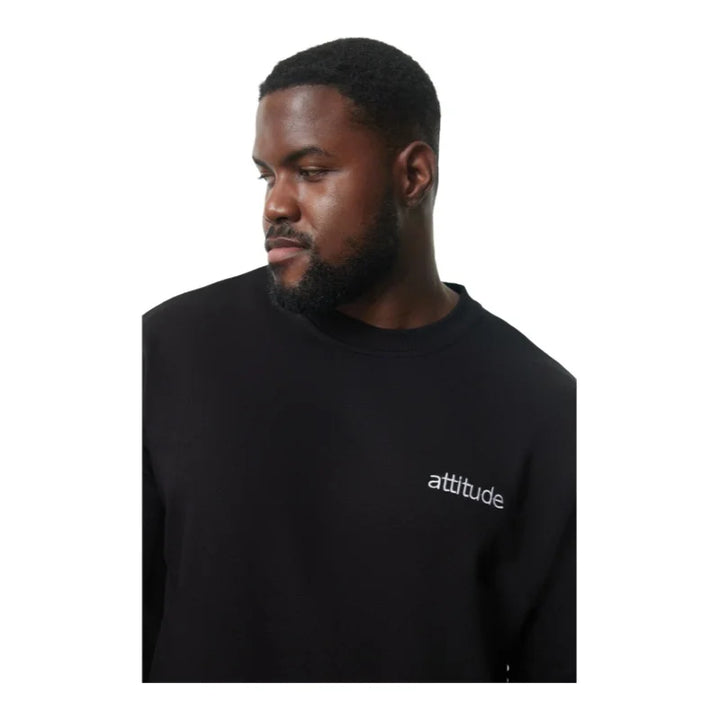 Trendyol TYZA Men's Hoodies & Sweatshirts Standard Sleeve Crew Neck Slogan Loose Knit Casual Hoodies & Sweatshirts Hoodie - Vogue Vista UK
