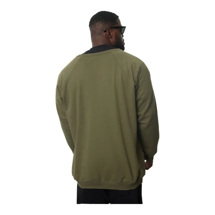 Trendyol TYZA Men's Hoodies & Sweatshirts Knit Casual Loose Crew Neck Raglan Sleeve Plain Hoodies & Sweatshirts - Vogue Vista UK