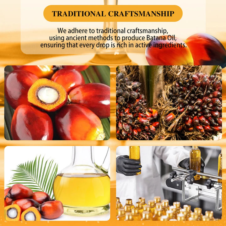 Batana Oil 100% Pure African Hair Growth Oil Batana Hair Growth Mask Butter Anti Hair Loss Break Black Hair Regrowth Treatment - Vogue Vista UK