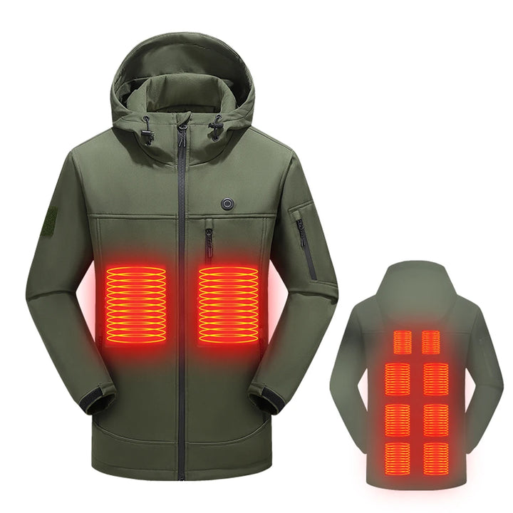 Heating Jackets Outdoor USB Heating Jackets Warming Coat Winter Flexible Electric Thermal Clothing Fishing Hiking Warm Clothes - Vogue Vista UK