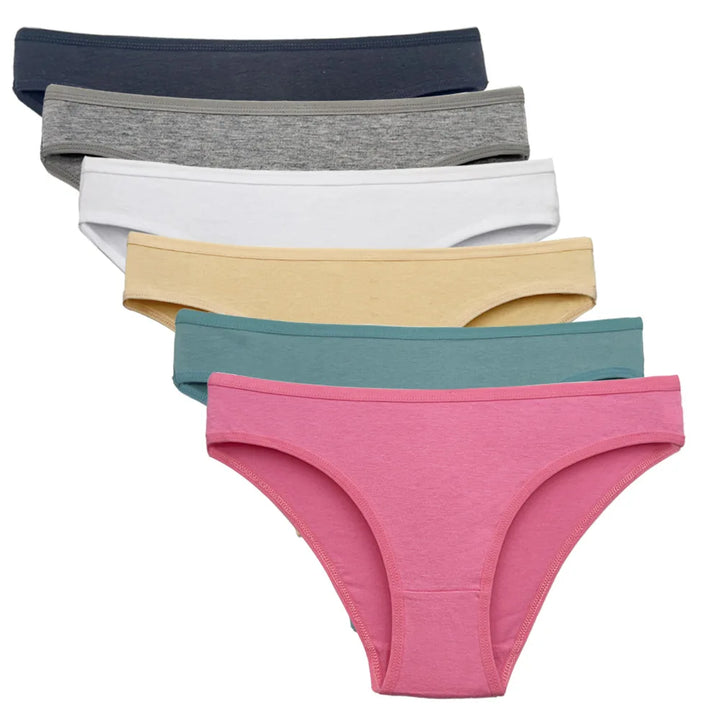 Cotton Briefs Lady 5 PCS/SET Lace Panty Underpants Seamless Panties For Women Lingerie - Vogue Vista UK