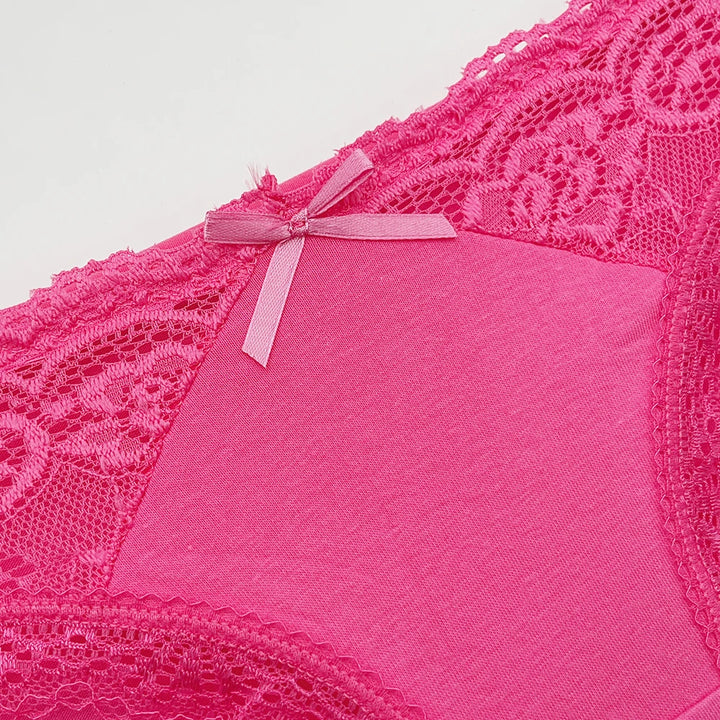 Cotton Briefs Lady 5 PCS/SET Lace Panty Underpants Seamless Panties For Women Lingerie - Vogue Vista UK
