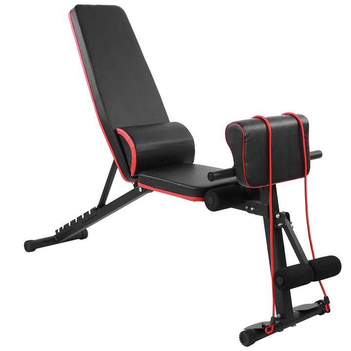 7 LVL Adjustable Weight Abdominal Bench Sit‑up Fitness Dumbbell Bench Waist Bench Foldable Fitness Bench - Vogue Vista UK