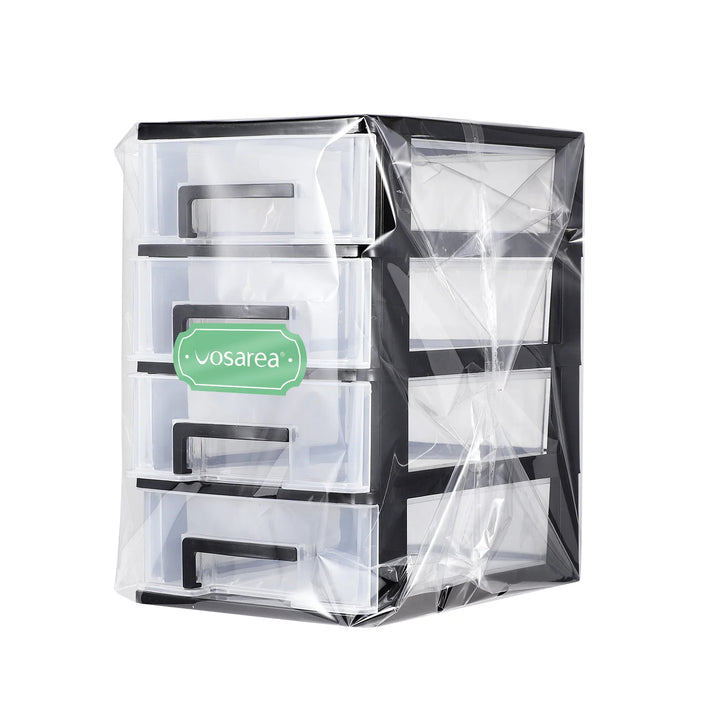 4 layers Desktop Drawer Storage Cabinet Office Stationery Makeup Storage Box Items Sorting Box Organizer - Vogue Vista UK