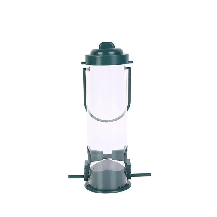 Multiple Holes Bird Feeder Automatic Foot Feeding Tool Pet Bird Feeder Outdoor Hanging Pet Food Dispenser for Flying Animals - Vogue Vista UK