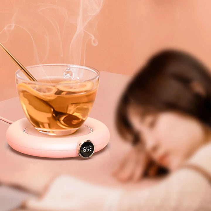 3 Levels Usb Cup Heater Home Office Milk Tea Coffee Mug Cup Warmer Drink Water Heating Pad Mug Heater Constant Heater Coaster - Vogue Vista UK