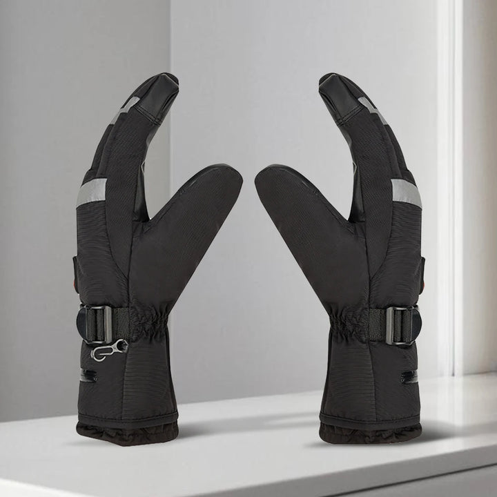 Motorcycle Winter Moto Heated Gloves Electric Heated Gloves Warm Waterproof Rechargeable Heating Thermal Gloves For Snowmobile - Vogue Vista UK