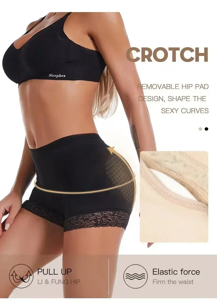 1 PC Women Butt Lifter Panty Fake Buttock Body Shaper Padded Underwear Lady Lift Bum High Waist Tummy Control Hip Panties - Vogue Vista UK
