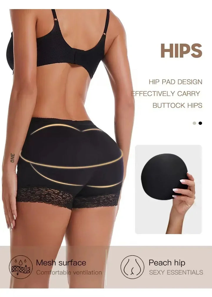 1 PC Women Butt Lifter Panty Fake Buttock Body Shaper Padded Underwear Lady Lift Bum High Waist Tummy Control Hip Panties - Vogue Vista UK