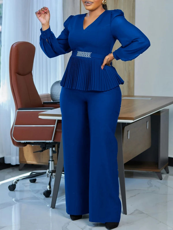 2 Piece Women Sets 2025 New Arrival Plus Size Spring Summer Matching Sets Two Pieces Sets Top And Pants Suits Outfits Clothing - Vogue Vista UK