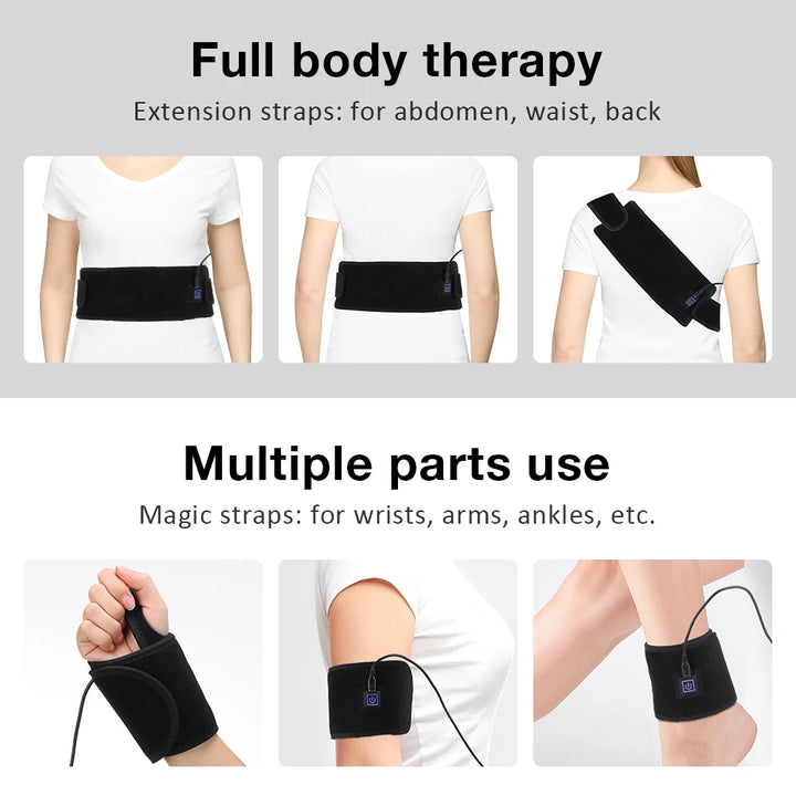Red Light Therapy Wrist Wraps for Tenosynovitis 660nm 850nm Infrared Belt Support Brace 48 Lamp Beads Beauty Instrument LED Pad - Vogue Vista UK