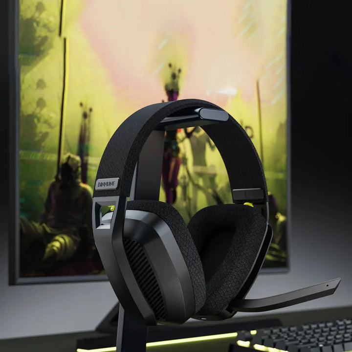 BINNUNE 2.4GHz Wireless Gaming Headset with Mic for PS5 PS4 PC Mac Playstation Bluetooth Gaming Headset with Microphone - Vogue Vista UK