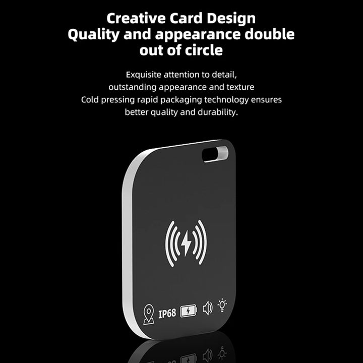 MFI Wallet GPS Tracker Mini Wireless Charging Item Tag Wallet Finder For Apple Find My GPS Locator Anti-theft Device,1PCS/1Pack - Vogue Vista UK