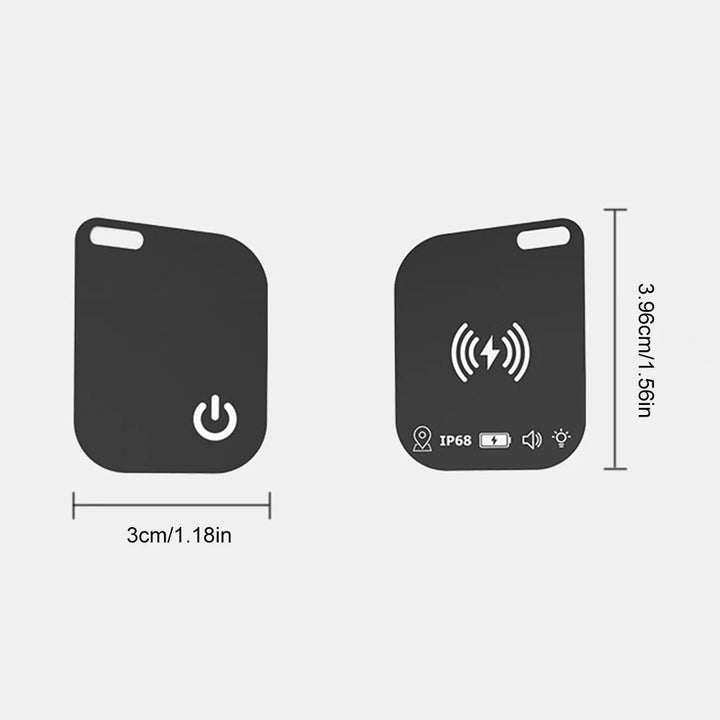 MFI Wallet GPS Tracker Mini Wireless Charging Item Tag Wallet Finder For Apple Find My GPS Locator Anti-theft Device,1PCS/1Pack - Vogue Vista UK