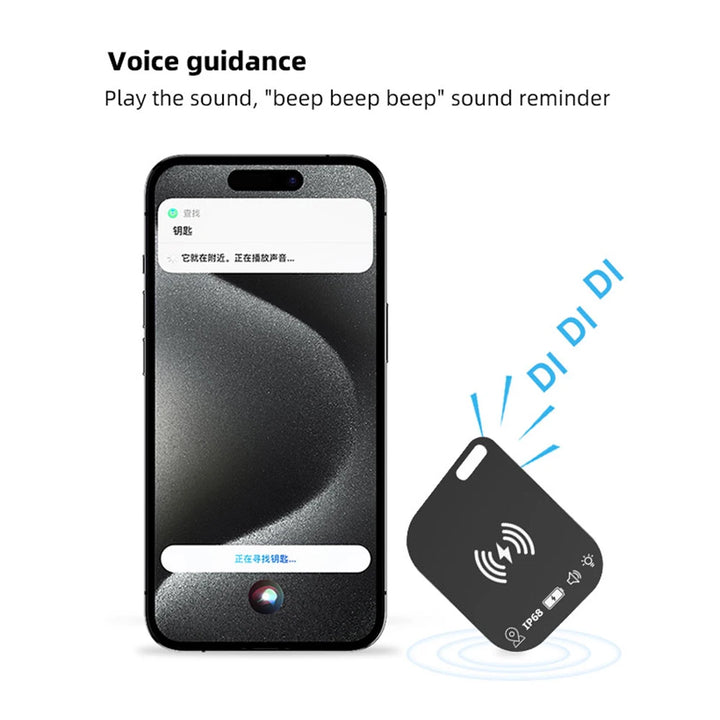 MFI Wallet GPS Tracker Mini Wireless Charging Item Tag Wallet Finder For Apple Find My GPS Locator Anti-theft Device,1PCS/1Pack - Vogue Vista UK