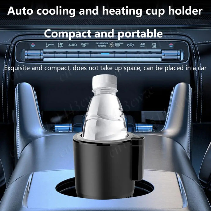 2 In 1 Car Heating Cooling Cup Keep Beverage Cool Warm Car Cup Warmer Cooler Smart Car Cup Mug Holder for Outdoor Travelling - Vogue Vista UK