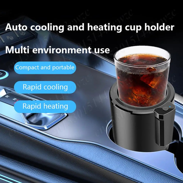 2 In 1 Car Heating Cooling Cup Keep Beverage Cool Warm Car Cup Warmer Cooler Smart Car Cup Mug Holder for Outdoor Travelling - Vogue Vista UK
