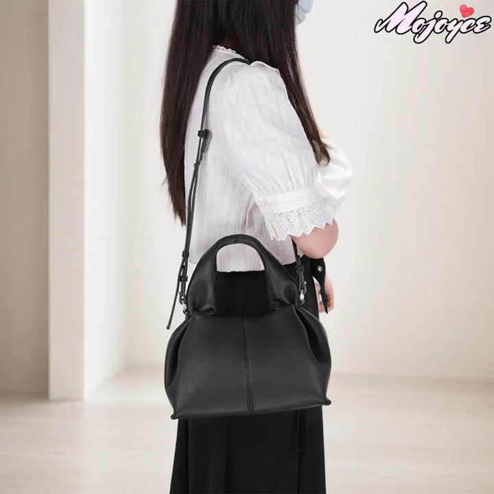 Fashion Cloud Shoulder Bag Ladies Retro Crossbody Bag Solid Color Dumpling Clutch Purse with Removable Strap Korean Tote Handbag - Vogue Vista UK