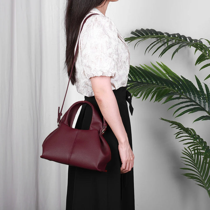 Fashion Cloud Shoulder Bag Ladies Retro Crossbody Bag Solid Color Dumpling Clutch Purse with Removable Strap Korean Tote Handbag - Vogue Vista UK
