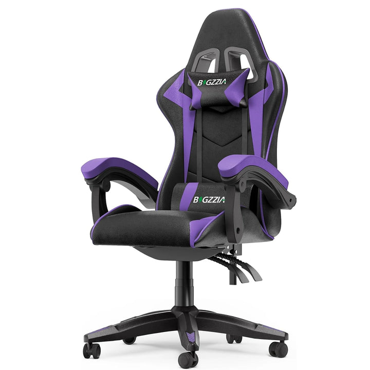 Gaming Chair Office Chair Ergonomic PU Leather Computer Desk Chair with Headrest and Lumbar Support Game Chairs Racing Chair - Vogue Vista UK