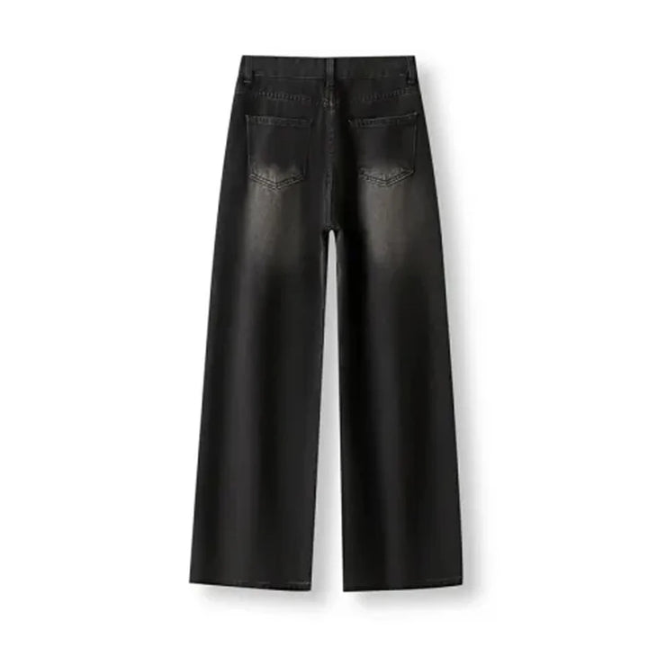 High Waist Women Jeans Y2K Slimming Loose Straight Baggy Denim Trousers - Vogue Vista UK