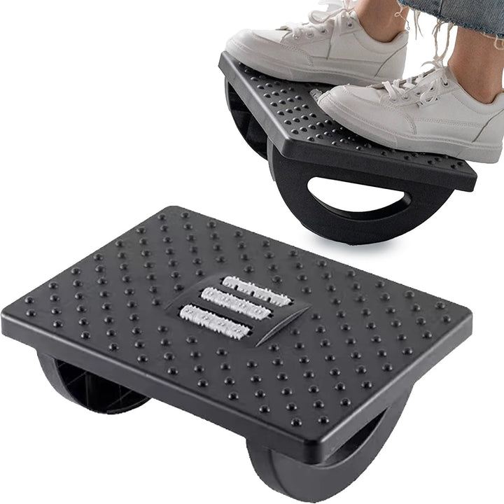 Foot Rest Under Desk, Larger Size Office Desk Footrest,Rocking Foot Nursing Stool,Rocker Balance Board,Ergonomic Design for Post - Vogue Vista UK