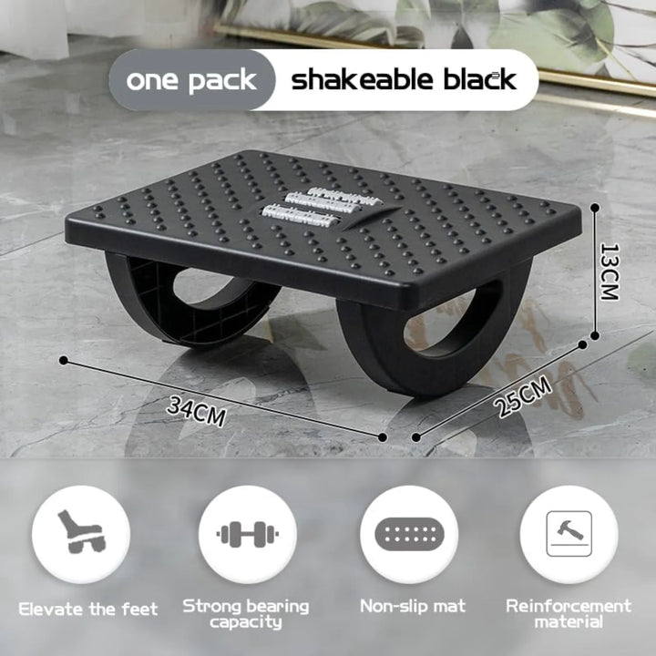 Foot Rest Under Desk, Larger Size Office Desk Footrest,Rocking Foot Nursing Stool,Rocker Balance Board,Ergonomic Design for Post - Vogue Vista UK