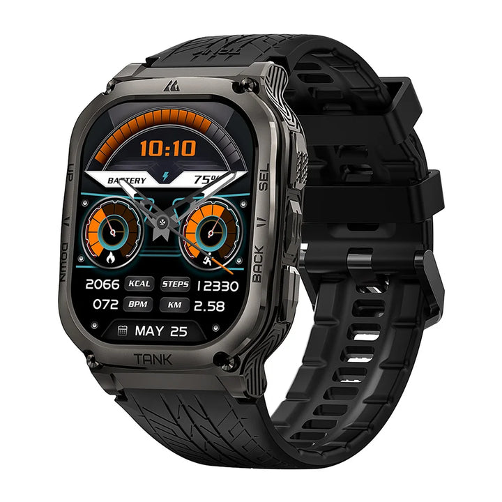 2024 Original KOSPET TANK M3 Smart Watch Men Smartwatch For Women 480mAh Digital Fitness AMOLED AOD Bluetooth Waterproof Watches - Vogue Vista UK