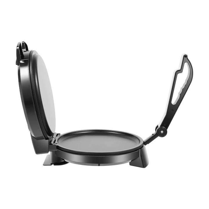 1200W Roti Maker Non-stick Coating Temperature Adjustable High Safety Compact & Lightweight Round Double-sided Heating - Vogue Vista UK