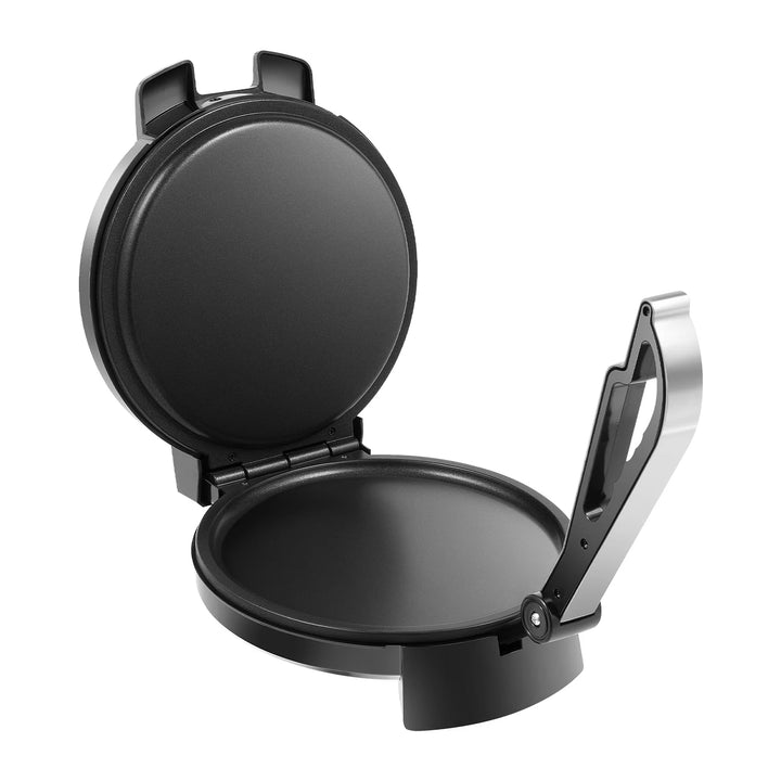 1200W Roti Maker Non-stick Coating Temperature Adjustable High Safety Compact & Lightweight Round Double-sided Heating - Vogue Vista UK