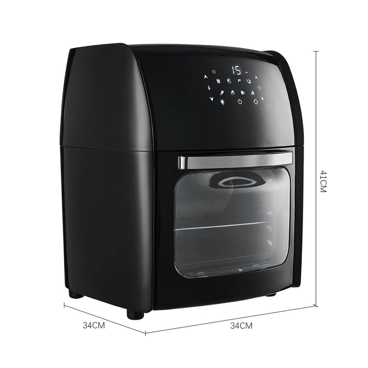 12L Air Fryer with Rotisserie Basket with Automatic Power Off & Memory Function - Vogue Vista UK