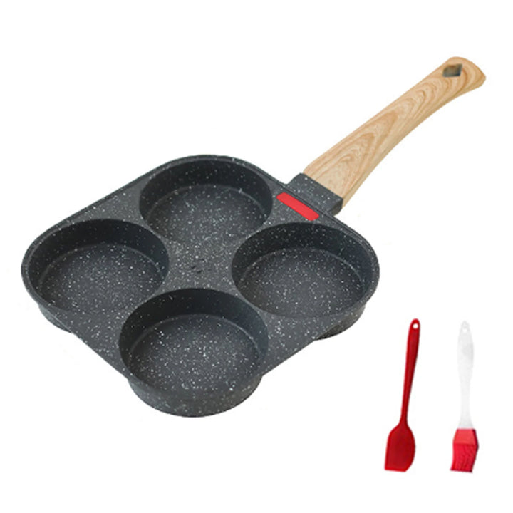 Egg Frying Pan Nonstick Coating Mini Skillet, Comfortable Handle, For Omelettes, Pancakes, And Hamburgers, Outdoor Camping - Vogue Vista UK