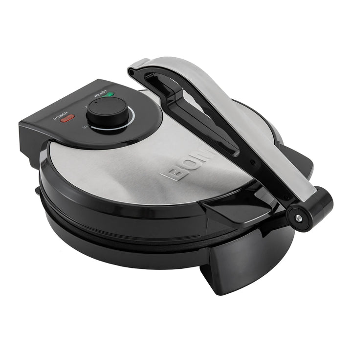 Electric Chapati Roti Maker 1200 W Electric Chapati Maker Naan Roti Press Machine Tortilla Maker for Pancakes - Vogue Vista UK