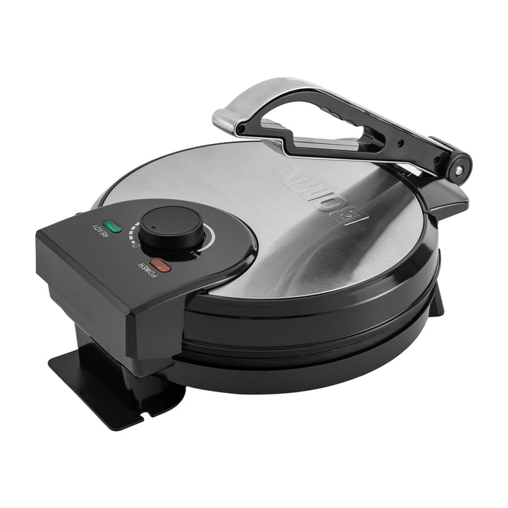 Electric Chapati Roti Maker 1200 W Electric Chapati Maker Naan Roti Press Machine Tortilla Maker for Pancakes - Vogue Vista UK