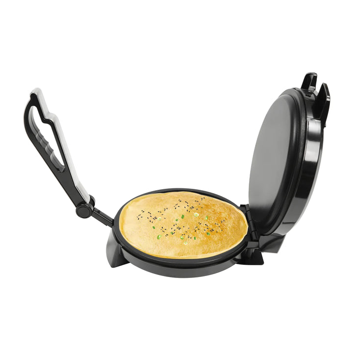 Electric Chapati Roti Maker 1200 W Electric Chapati Maker Naan Roti Press Machine Tortilla Maker for Pancakes - Vogue Vista UK