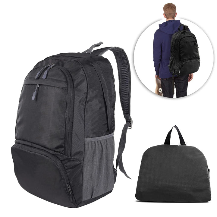 Lightweight Foldable Packable Rucksack Waterproof Breathable Daypack For Outdoor Camping Hiking Travel School Backpack - Vogue Vista UK