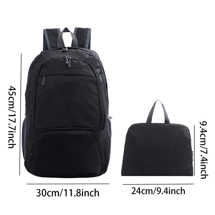 Lightweight Foldable Packable Rucksack Waterproof Breathable Daypack For Outdoor Camping Hiking Travel School Backpack - Vogue Vista UK