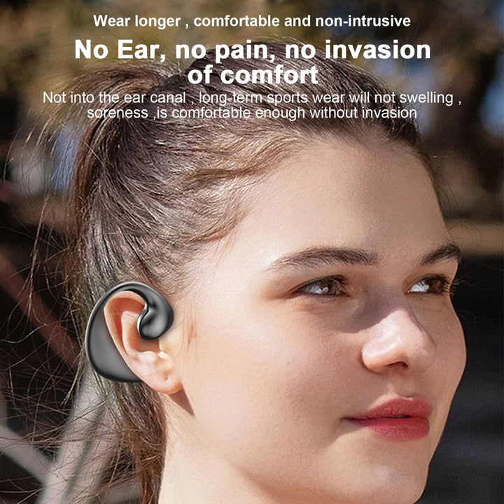 Music Headphones Bone Conduction BT Headset Wireless Gaming Sports Running Headset Earbuds - Vogue Vista UK