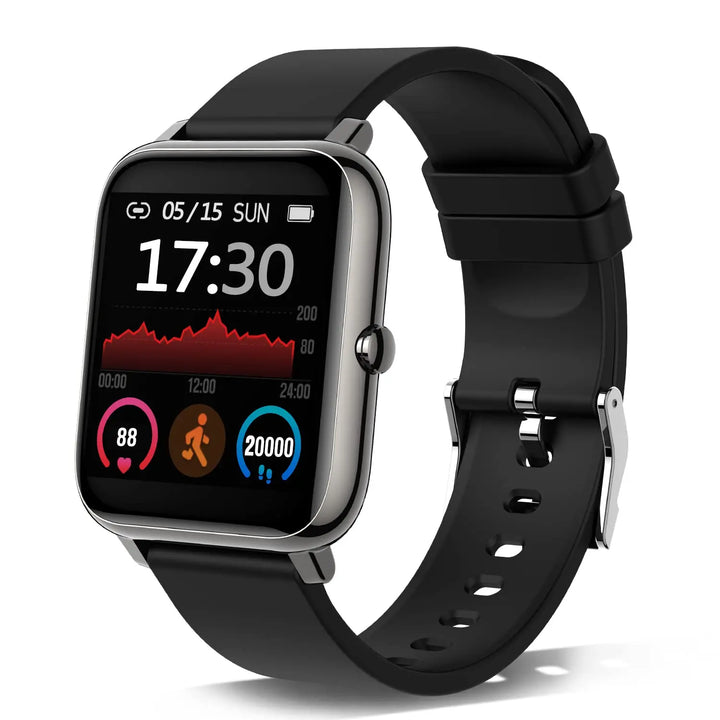 Nerunsa Smart Watch, 1.4" Touch Screen Fitness Watch, 8 Sports Modes Fitness Tracker, Sleep Monitor, IP67 Waterproof Smartwatch. - Vogue Vista UK