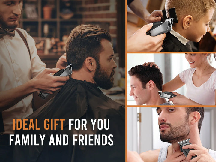 SEJOY Professional Hair Clippers for Men Hair Trimmer Kit Cordless Barber Machines Men's Shaver Gifts - Vogue Vista UK